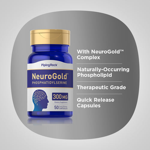 NeuroGold Phosphatidylserine, 300 mg, 50 Quick Release Capsules-Benefits