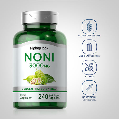 Noni, 3000 mg, 240 Quick Release Capsules -Dietary Attribute