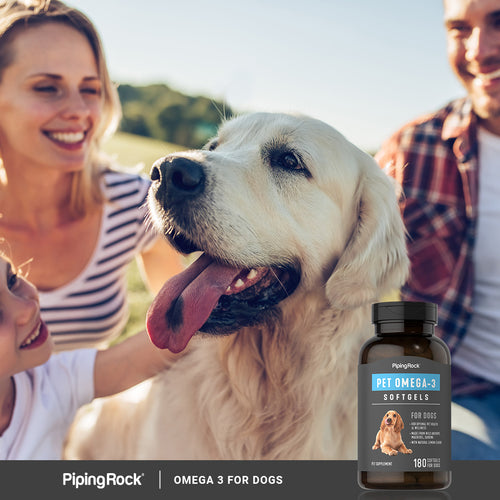 Omega-3 for Dogs, 180 Quick Release Softgels-Lifestyle