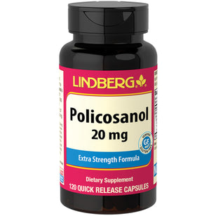 Policosanol, 20 mg, 120 Quick Release Capsules