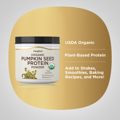 Pumpkin Seed Protein Powder (Organic), 16 oz (454 g) Bottle Benefits