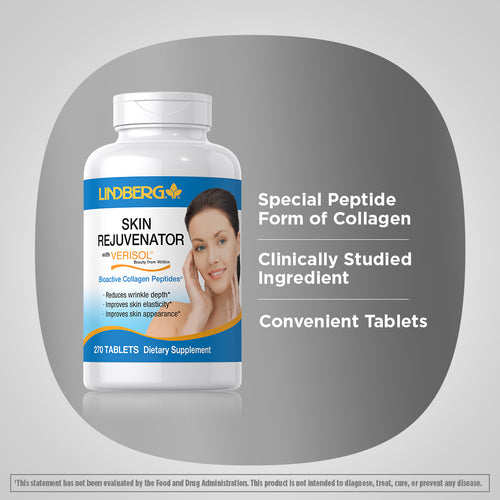 Skin Rejuvenator with Verisol Bioactive Collagen Peptides, 270 Tablets Benefits