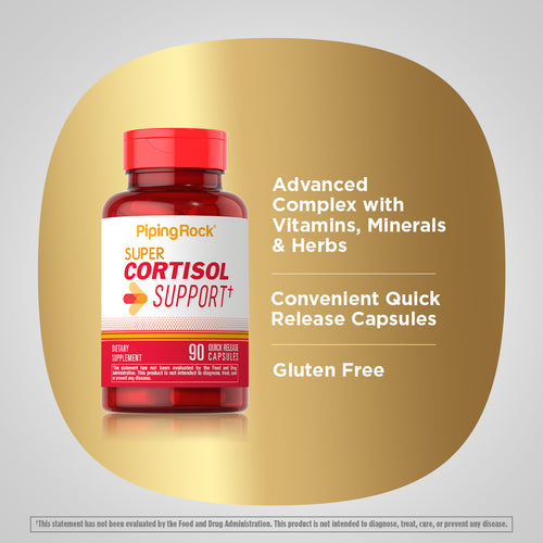 Super Cortisol Support, 90 Quick Release Capsules-Benefits