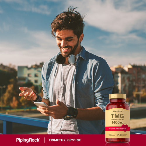 TMG (Trimethylglycine), 1400 mg (per serving), 200 Quick Release Capsules Lifestyle