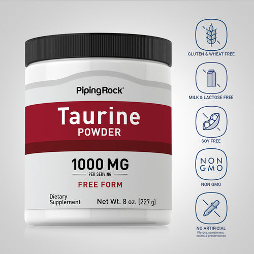 Taurine Powder, 8 oz (227 g) Bottle -Dietary Attribute