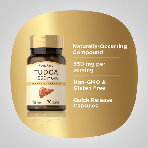 Tudca, 550 mg (per serving), 70 Quick Release Capsules-Benefits