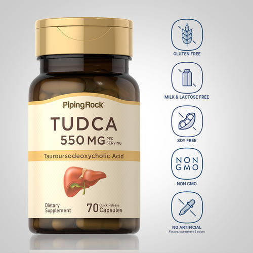 Tudca, 550 mg (per serving), 70 Quick Release Capsules-Dieary Attribute