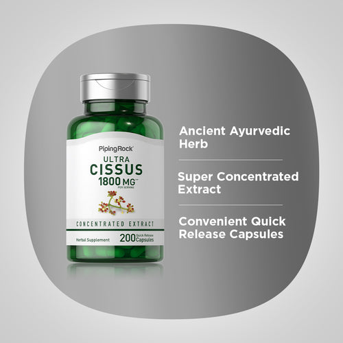 Ultra Cissus, 1800 mg (per serving), 200 Quick Release Capsules-Benefits