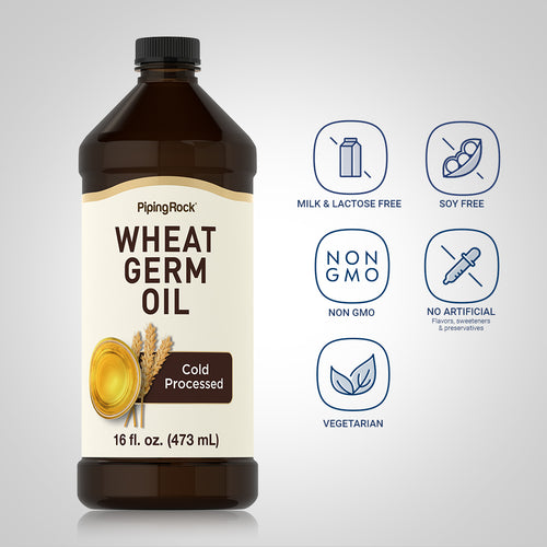 Wheat Germ Oil (Cold Pressed), 16 fl oz (473 mL) Bottle Dietary Attributes