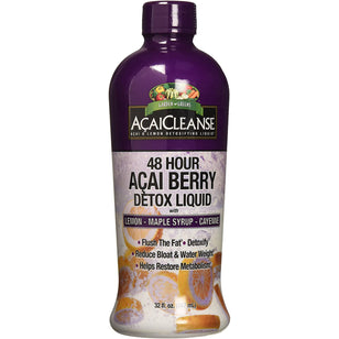 Acai Berry 48 hr Detox Liquid, 32 fl oz (947 mL) Bottle
