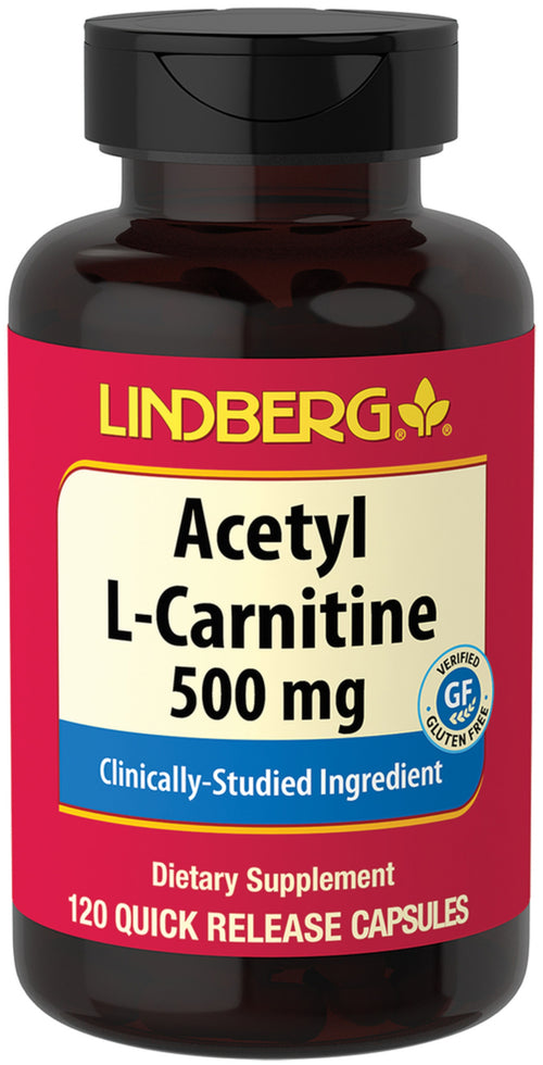 อะซีทิล แอล-คาร์นิทีน  500 mg 120 แคปซูลแบบปล่อยตัวยาเร็ว     