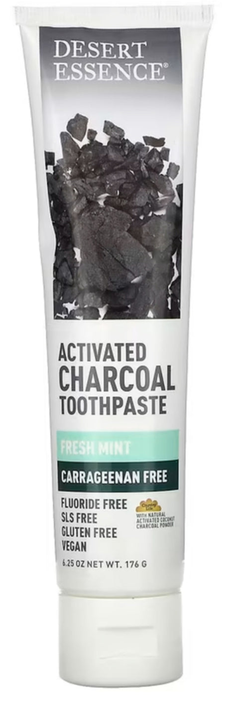 Pastă de dinți cu cărbune activat (mentă proaspătă) 6.25 oz 176 g Tub    