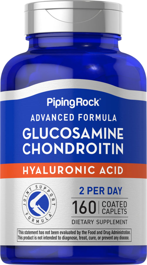 Advanced Glucosamine Chondroitin Hyaluronic Acid, 160 Coated Caplets Bottle
