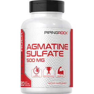 Agmatine Sulfate, 1500 mg (per serving), 120 Quick Release Capsules