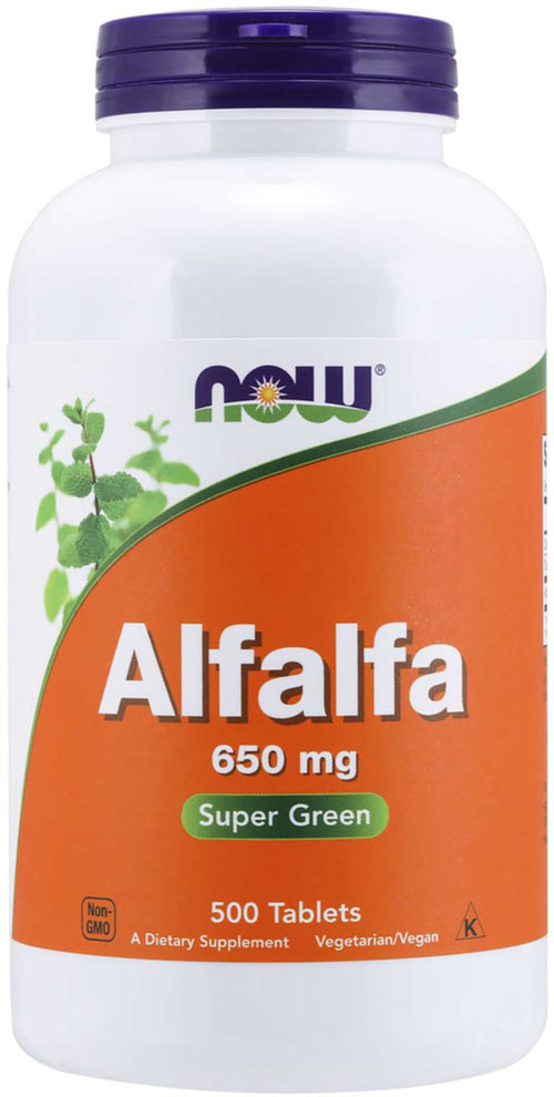 Granos de alfalfa  650 mg 500 Tabletas     