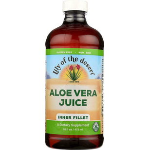 Aloe vera ‑mehu (Orgaaninen) 16 fl oz 473 ml Pullo    