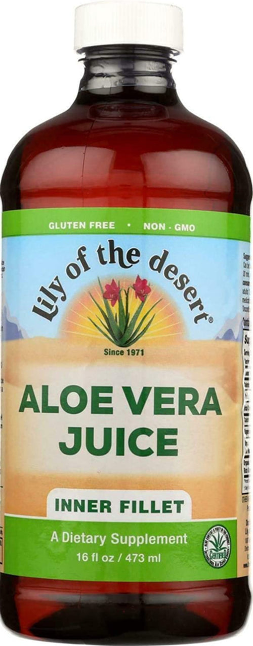 Aloe Vera-juice (Økologisk) 16 fl oz 473 ml Flaske    