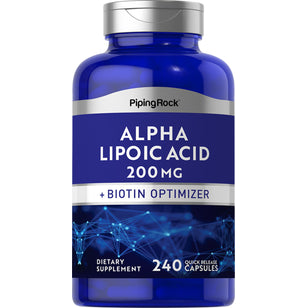 Alpha Lipoic Acid, 200 mg, 240 Quick Release Capsules Bottle