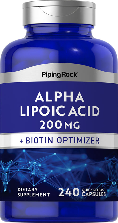 Alpha Lipoic Acid, 200 mg, 240 Quick Release Capsules Bottle