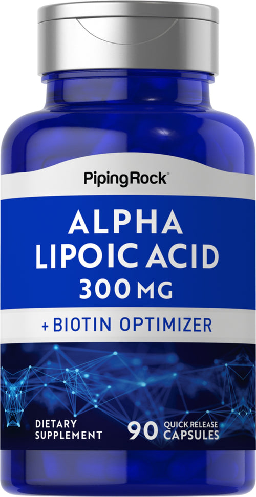 Alpha Lipoic Acid + Biotin Optimizer 90 Capsules Bottle