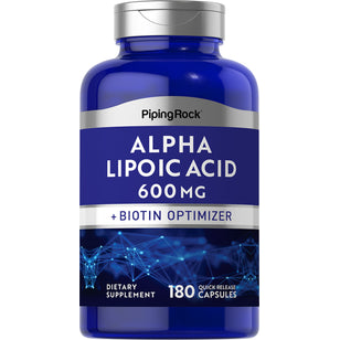 Alpha Lipoic Acid, 600 mg, 180 Quick Release Capsules Bottle