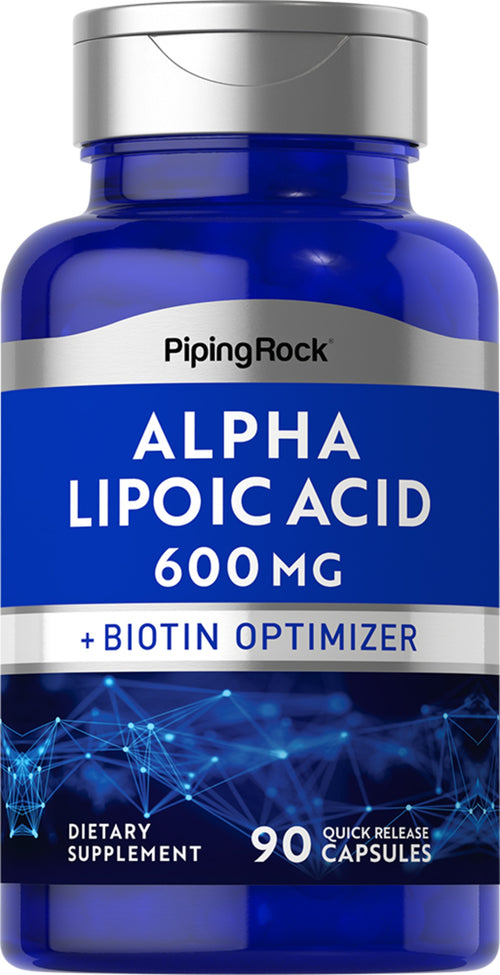 Alpha Lipoic Acid, 600 mg, 90 Quick Release Capsules  Bottle
