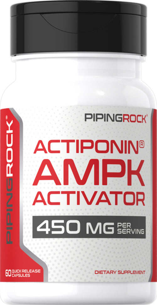 Ativador AMPK (Actiponina) 450 mg (por dose) 60 Cápsulas de Rápida Absorção     