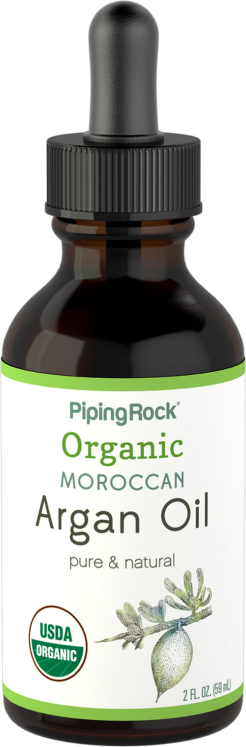 Reines Arganöl Marokkanisches Flüssiggold (Bio) 2 fl oz 59 ml Tropfflasche    