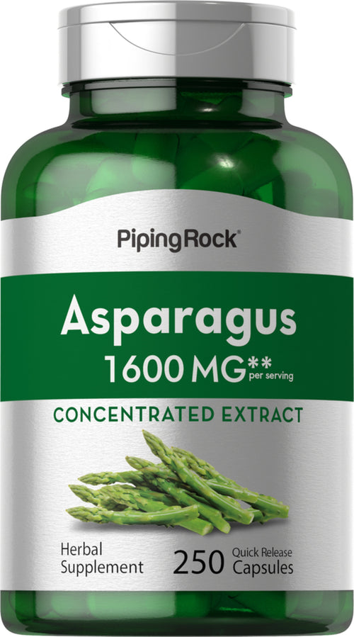 아스파라거스  1600 mg (1회 복용량당) 250 빠르게 방출되는 캡슐     