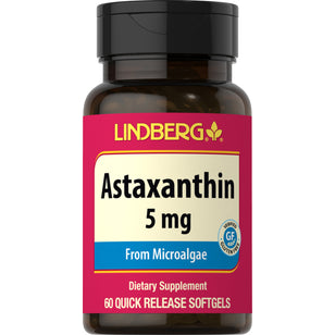 Astaxanthine 5 mg 60 Capsules molles à libération rapide     