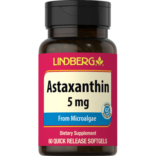 Astaxanthin, 5 mg, 60 Quick Release Softgels
