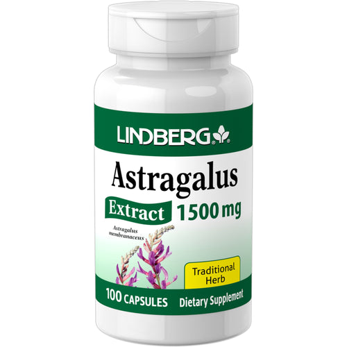 Astragalusrotekstrakt 1500 mg 100 Kapsler     