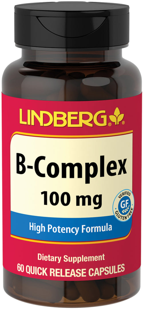 B-Complex 100 mg 100 mg 60 Hurtigvirkende kapsler     