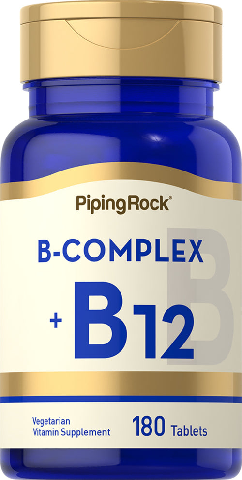 Complex de B plus Vitamina B-12 180 Comprimate       
