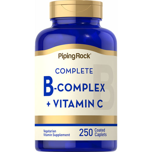 B-kompleks + vitamin C 250 Belagte kapsler       