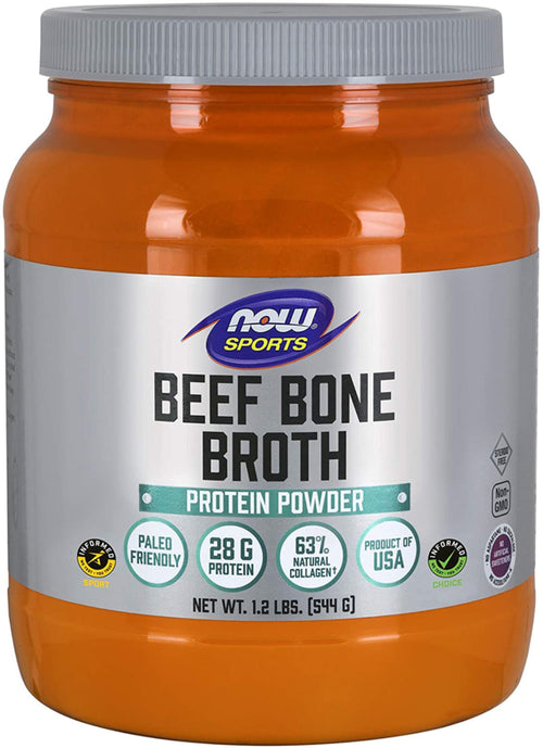 อาหารเสริม Beef Bone Broth Powder 1.2 ปอนด์ 544 g ขวด    