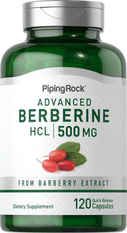 Berberine HCL, 500 mg, 120 Quick Release Capsules