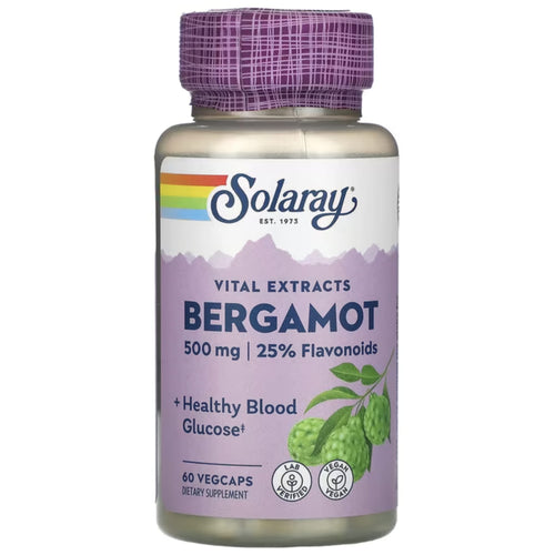 Bergamot, 500 mg (per serving), 60 Vegetarian Capsules
