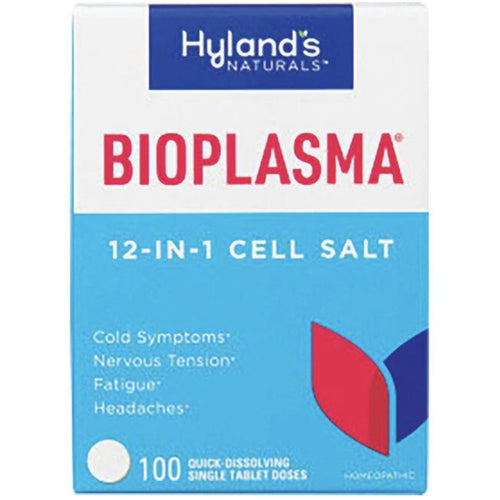 Bioplasma 6 x, homeopatisk middel mot spenninger, tretthet og hodepine 100 Hurtigoppløsende tabletter       