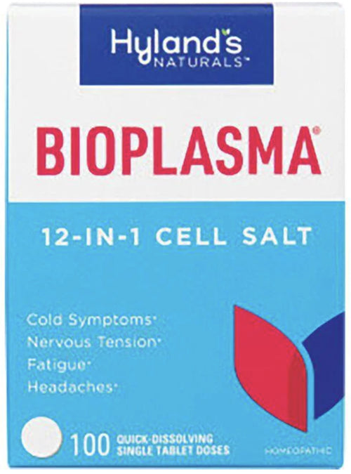 Bioplasma 6X - Formule homéopathique pour tension, fatigue et maux de tête 100 Comprimés à dissolution rapide       