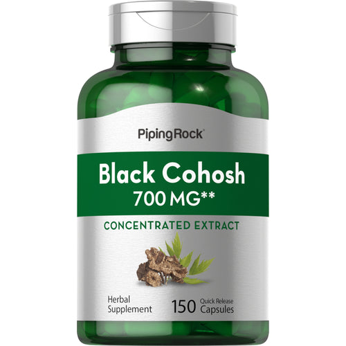 Black Cohosh, 700 mg, 150 Quick Release Capsules Bottle