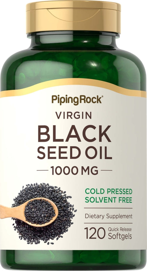 Olio di sesamo nero 1000 mg 120 Capsule in gelatina molle a rilascio rapido     