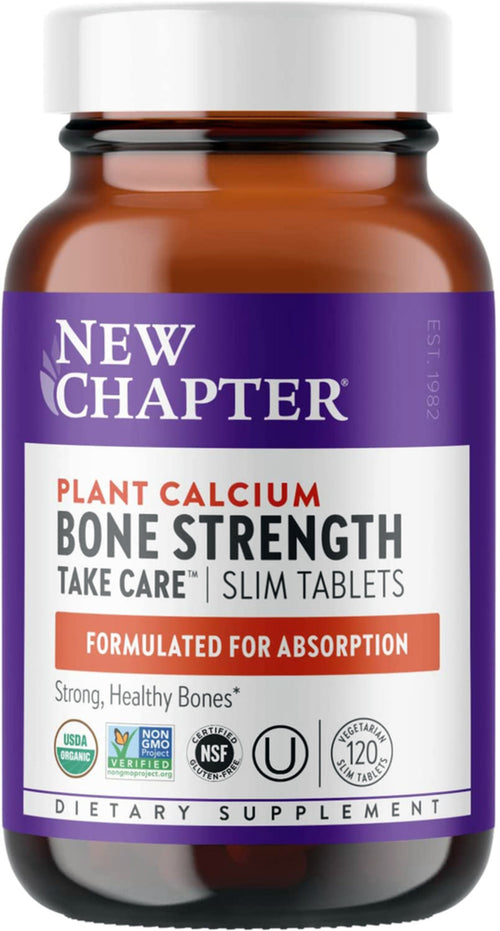 Bone Strength Take Care (växtbaserat kalcium) 120 Tabletter       