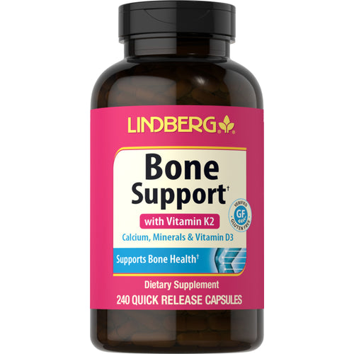Soporte óseo con vitamina K2 240 Cápsulas de liberación rápida       