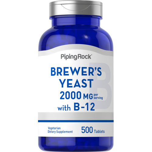 Levedura de cerveja  2000 mg (por dose) 500 Comprimidos     