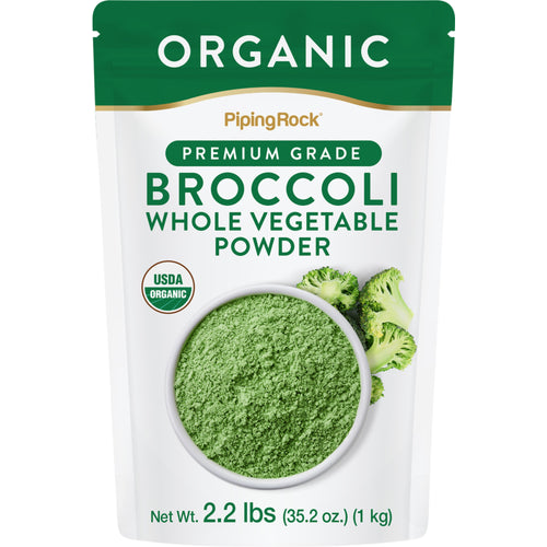 Brokkoli hele vegetabilsk pulver (organisk) 2.2 pund 1 kg Pulver    