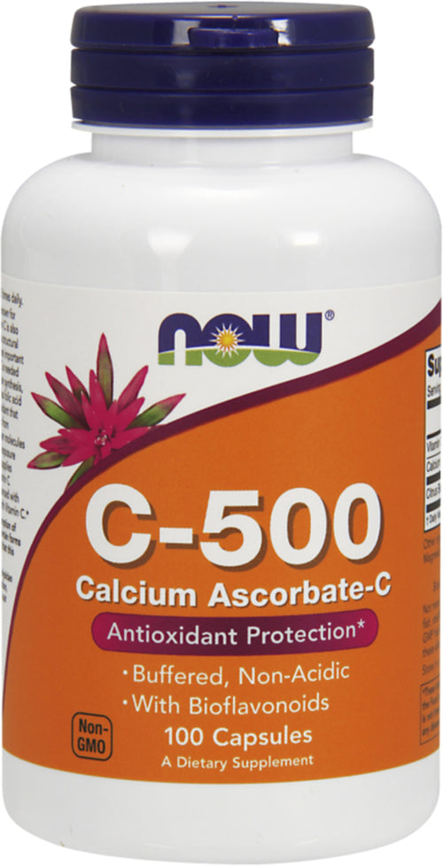 Puskuroitu C-500 kalsiumaskorbaatti-C 500 mg 100 Kapselia     