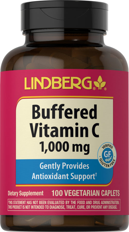Витамин C в буферной форме, 1000 мг 100 Вегетарианские Таблетки        