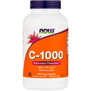 維生素C-1000含生物類黃酮 1000 mg 250 素食專用膠囊     