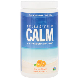 Calm-pulver (appelsin) 16 oz 453 g Flaske    